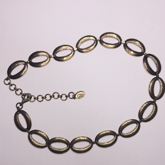 Fossil vintage chain metal belt 47” length - Picture 2 of 12